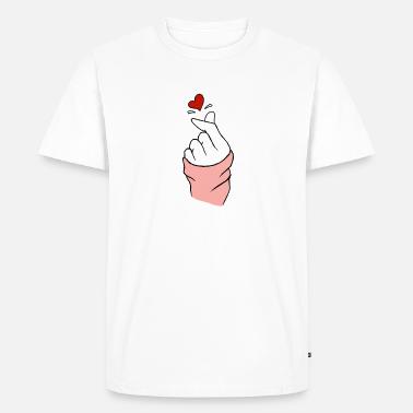 finger heart kpop' Men's T-Shirt 